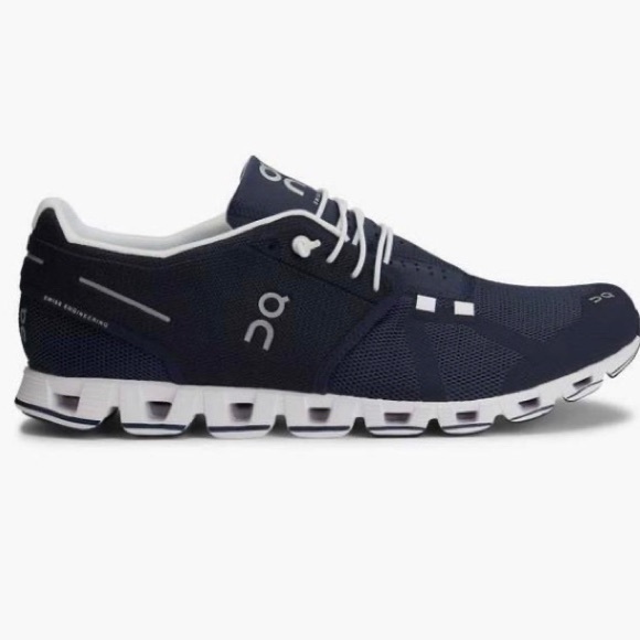 Men’s On Running Cloud Sneakers - Navy. - Picture 3 of 16